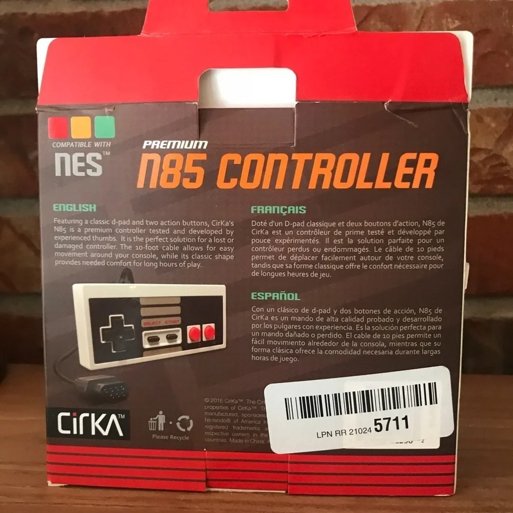 Corks NES N85 Premium Controller compatible NES